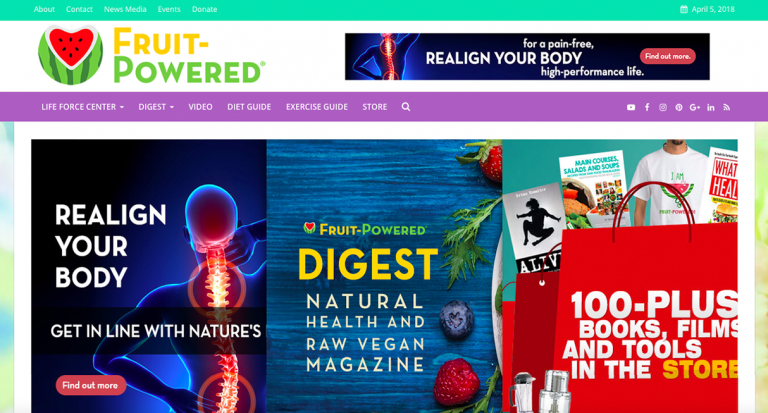 Read more about the article Fruit-Powered.com Online Magazine Before and After
